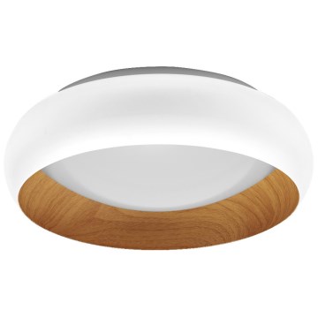 Osram - LED Dimmable Ceiling Light ORBIS LIVIA LED/16W/230V Ø 30 cm White/Brown