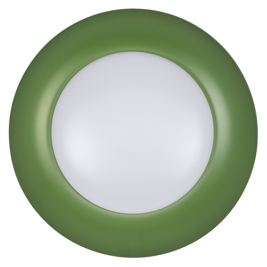 Osram - Dimmable LED Ceiling Light ORBIS PLATE LED/19W/230V Ø 31 cm green/black