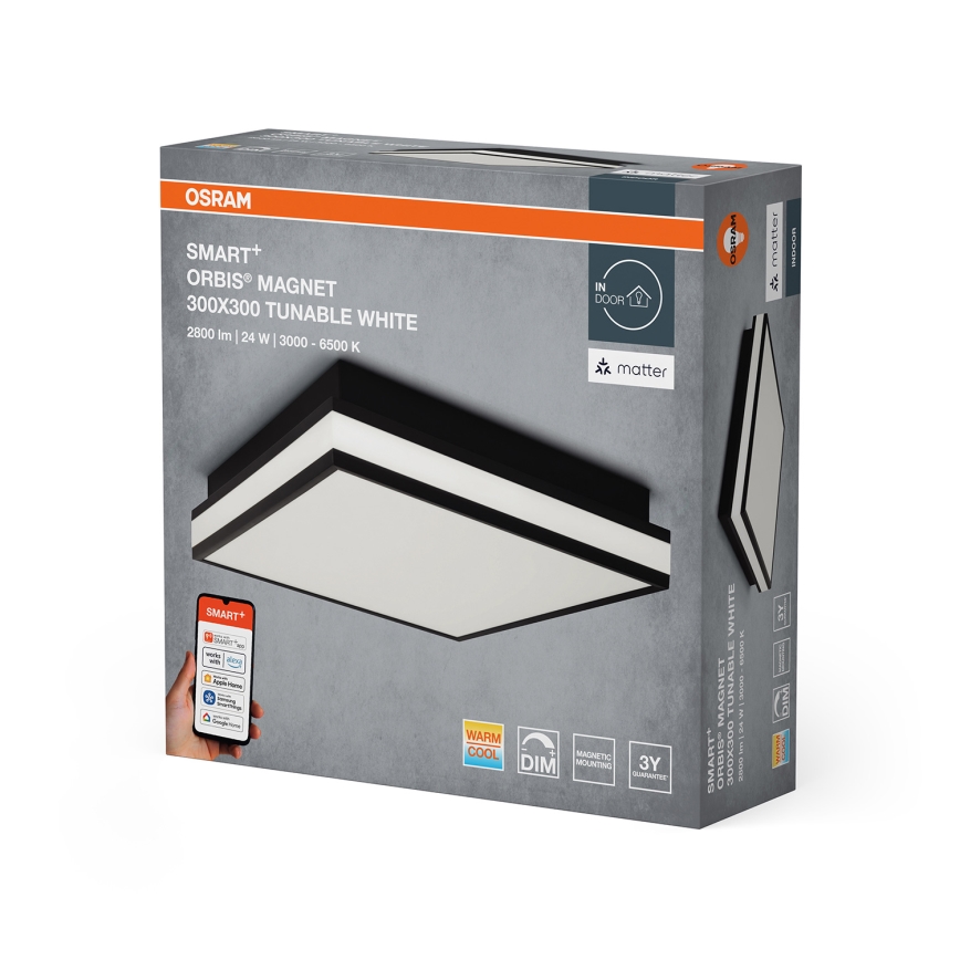Osram - LED Dimmable ceiling light SMART+ MAGNET LED/24W/230V 30x30 cm 3000-6500K Wi-Fi