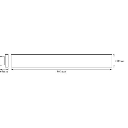 Osram - LED Dimmable Ceiling Light SMART+ PLANON LED/27W/230V 80x10 cm 3000-6500K Wi-Fi
