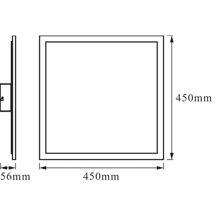 Osram - SMART+ PLANON LED 28W Dimmable Ceiling Light 230V 45x45 cm 3000–6500K Wi‑Fi