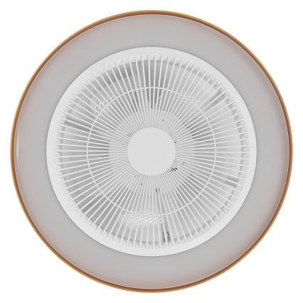 Osram - Dimmable LED ceiling light with fan CEILING FAN LED/49W/230V 2700-6500K white/gold + remote control