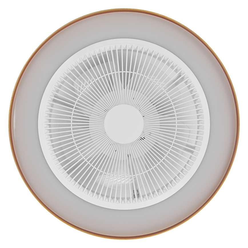 Osram - Dimmable LED ceiling light with fan CEILING FAN LED/49W/230V 2700-6500K white/gold + remote control