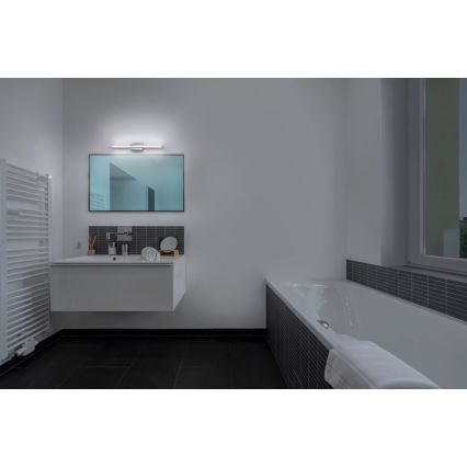Osram - ORBIS MIRROR LED Dimmable Mirror Light, 6.8 W, 230 V, 40 cm, 3000/4000 K, IP44, Polished Chrome
