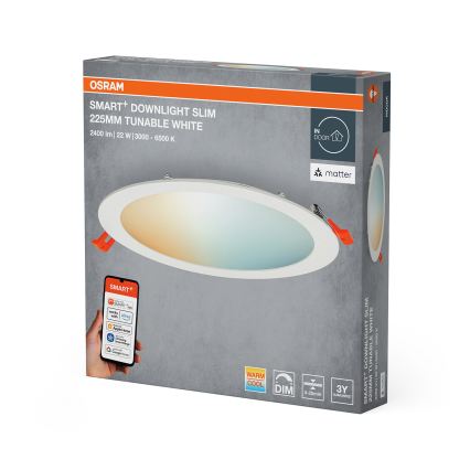 Osram - LED Dimmable Recessed Downlight SMART+ DOWNLIGHT LED/22W/230V 3000-6500K Wi-Fi
