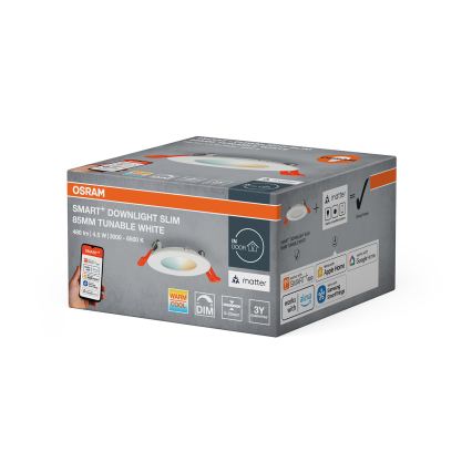 Osram - LED Dimmable Recessed Downlight SMART+ DOWNLIGHT LED/4,5W/230V 3000-6500K Wi-Fi