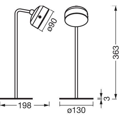 Osram - LED Dimmable Rechargeable 3-in-1 Desk Lamp DECOR HELPER LED/1,8W/5V White