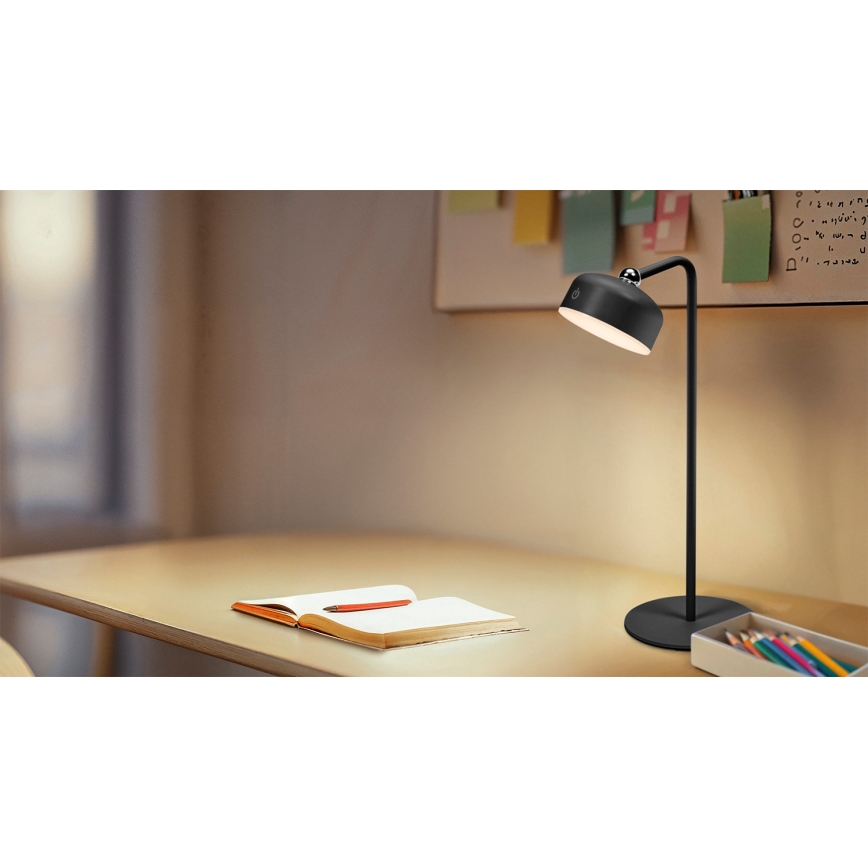 Osram - LED Dimmable Rechargeable Table Lamp 3-in-1 DECOR HELPER LED/1,8W/5V Black