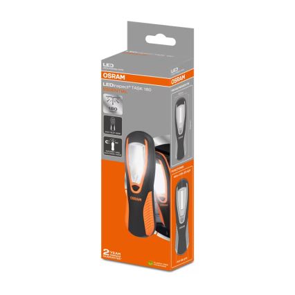 Osram - LED Flashlight LEDINSPECT TASK 180 ESSENTIAL LED/3W/3xAAA