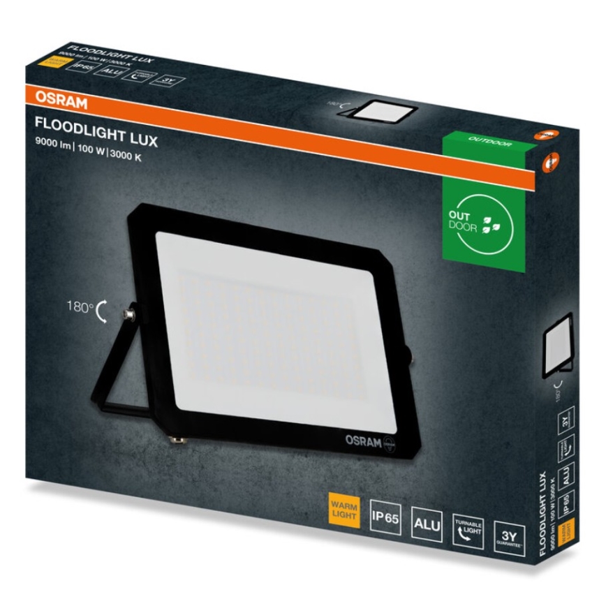 Osram - LED Floodlight 100W / 230V / 3000K / IP65