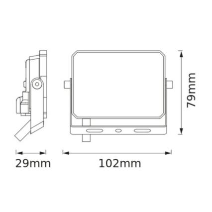 Osram - LED Floodlight, 10W, 230V, 6500K, IP65