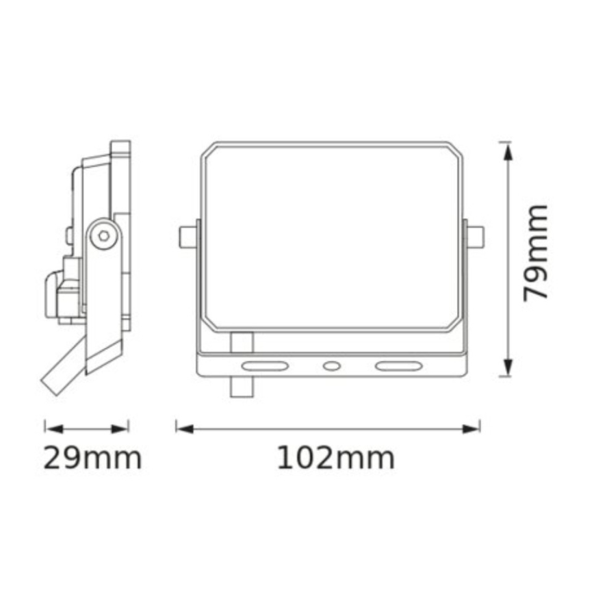 Osram - LED Floodlight, 10W, 230V, 6500K, IP65