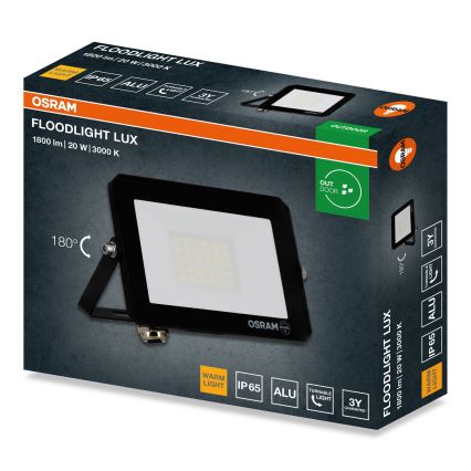 Osram - LED Floodlight 20W/230V 3000K IP65