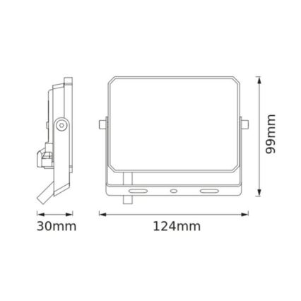Osram - LED Floodlight 20W/230V 3000K IP65