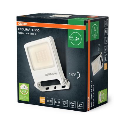 Osram - LED Floodlight ENDURA LED/10W/230V 3000K IP65