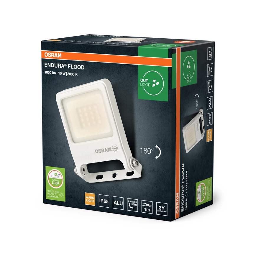 Osram - LED Floodlight ENDURA LED/10W/230V 3000K IP65