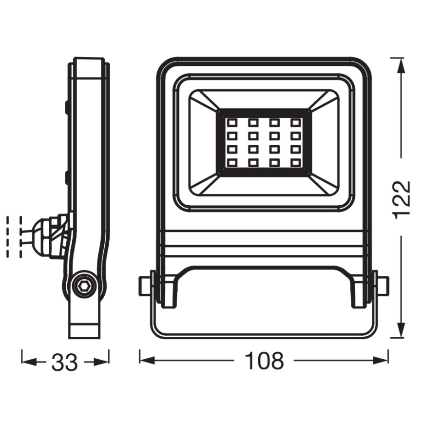 Osram - LED Floodlight ENDURA LED/10W/230V 3000K IP65