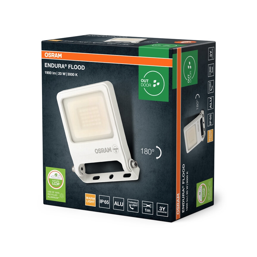 Osram - LED Floodlight ENDURA LED/20W/230V 3000K IP65