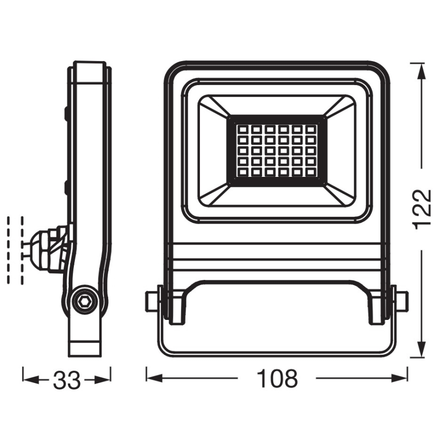 Osram - LED Floodlight ENDURA LED/20W/230V 3000K IP65