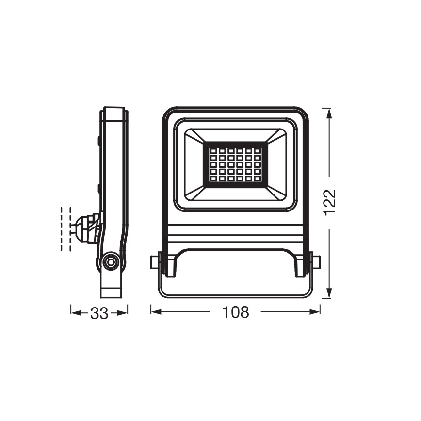 Osram - LED Floodlight ENDURA LED/20W/230V 4000K IP65