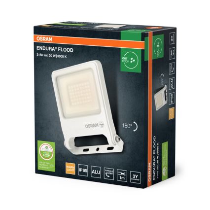 Osram - LED Floodlight ENDURA LED/30W/230V 3000K IP65