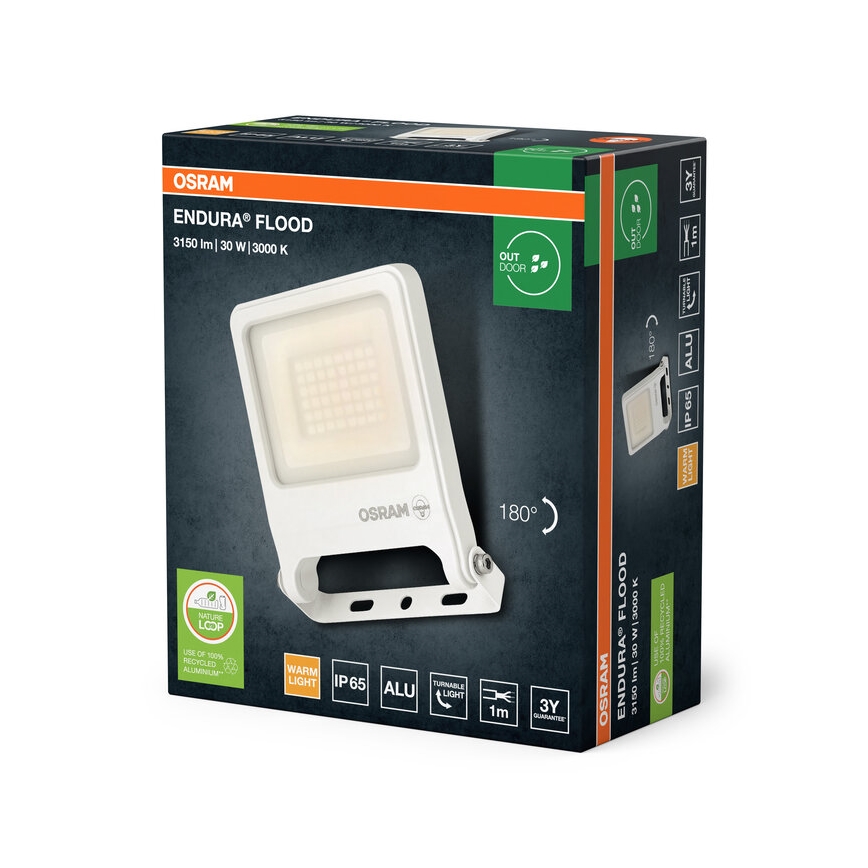 Osram - LED Floodlight ENDURA LED/30W/230V 3000K IP65