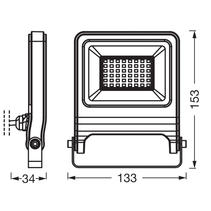 Osram - LED Floodlight ENDURA LED/30W/230V 3000K IP65