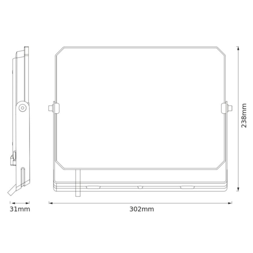 Osram - LED Floodlight FLOODLIGHT LED/100W/230V 4000K IP65