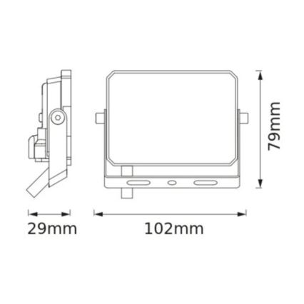 Osram - LED Floodlight FLOODLIGHT LED/10W/230V 3000K IP65