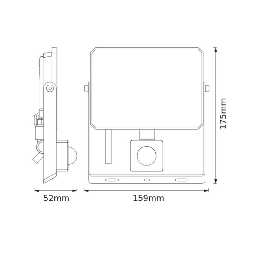 Osram - LED Floodlight with Sensor FLOODLIGHT LED/30W/230V 6500K IP65