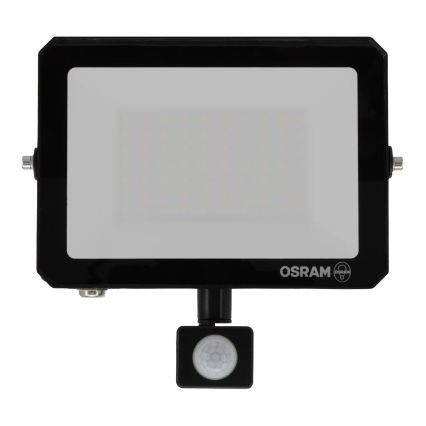 Osram - LED Floodlight with Motion and Dusk Sensor, LED/50W/230V, 3000K, IP65, Black