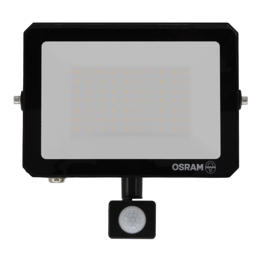 Osram - LED Floodlight with Motion and Dusk Sensor, LED/50W/230V, 3000K, IP65, Black