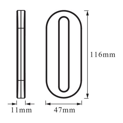 Osram - LED night light with motion sensor MOBILE LED/0.5W/3.7V 330 mAh CRI 90 white