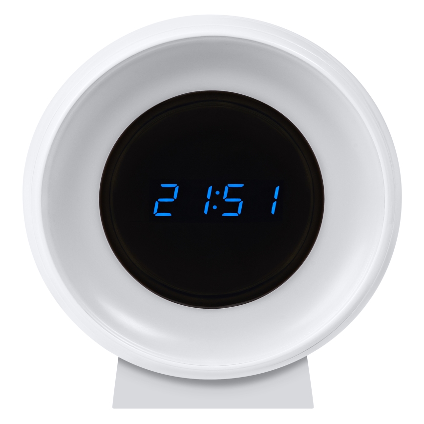 Osram - NIGHTLUX LED Digital Clock with Backlight LED/0.3W/5V 1000mAh 3000/4000/6500K White