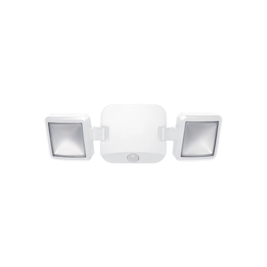 Osram - LED Outdoor Wall-Mounted Floodlight with BATTERY Sensor 2xLED/5W/4xD IP54