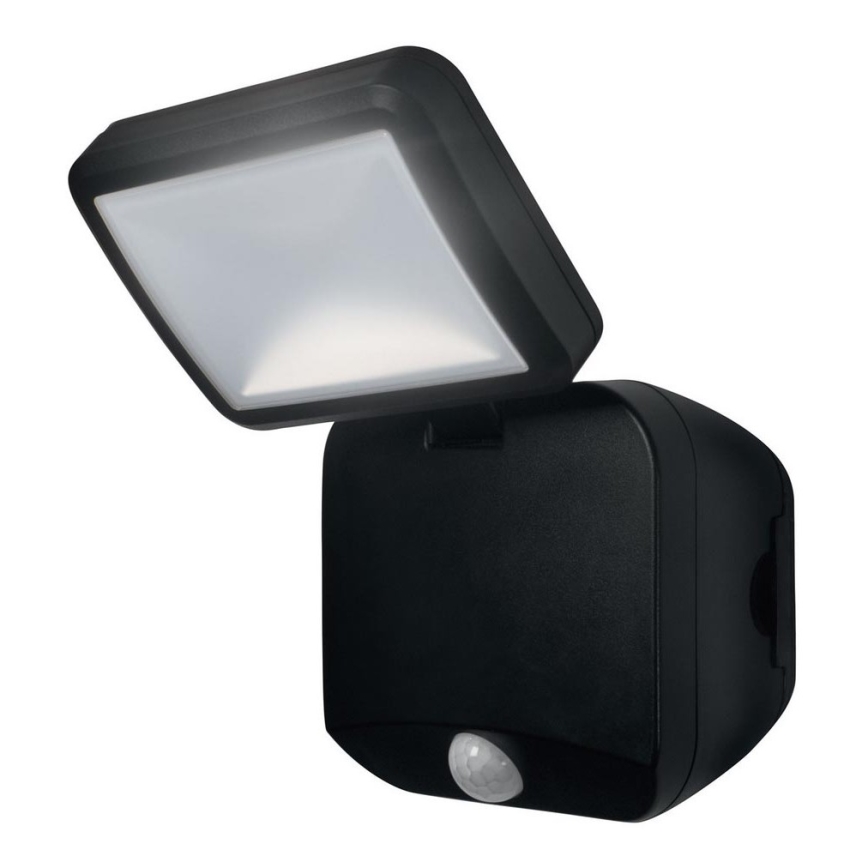 Osram - LED outdoor wall-mounted floodlight with sensor BATTERY LED/4W/4xD IP54