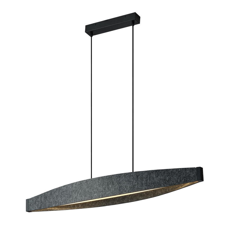Osram - LED pendant light on cable DECOR FLAT LED/23W/230V grey