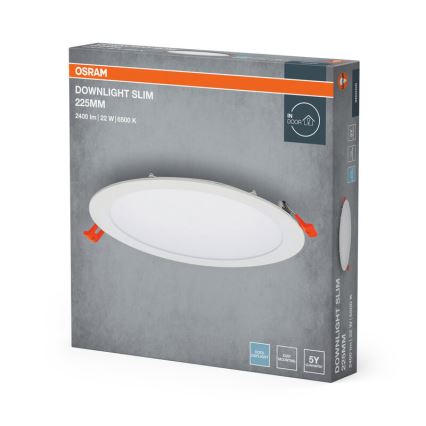 Osram - LED Recessed Downlight SLIM LED/22W/230V 6500K
