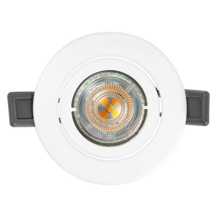 Osram - LED Recessed Downlight SPOT, 1x GU10, 4.3W, 230V, 2700K, CRI 90, White