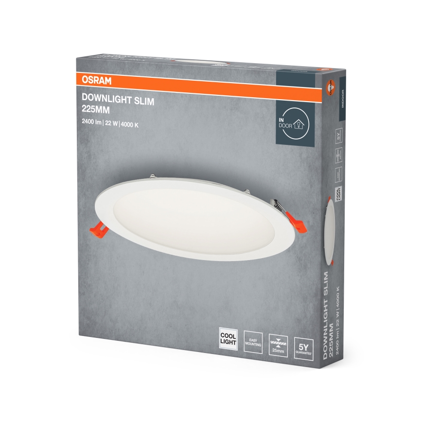 Osram - LED Recessed light SLIM LED/22W/230V 4000K