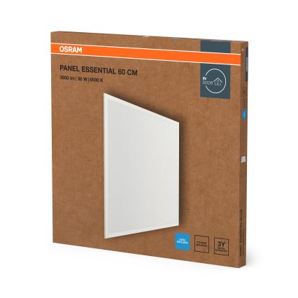 Osram - ESSENTIAL LED Recessed Ceiling Panel LED/36W/230V 6500K 59,6x59,6 cm White