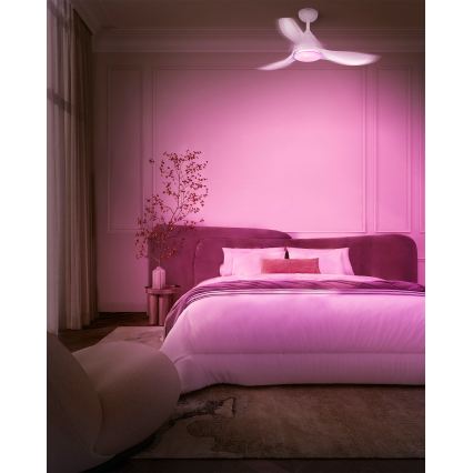 Osram - LED RGB Dimmable Ceiling Fan NORDES LED/18W/230V 3000-6500K + Remote Control
