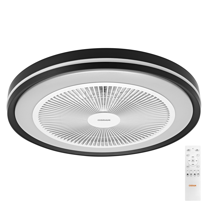 Osram - Dimmable LED ceiling light with fan MURLAN LED/26W/230V 3000-6500K + remote control