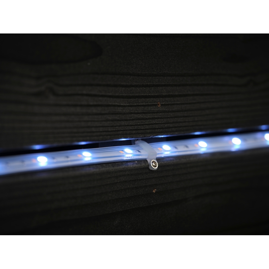 Osram - LED RGBW Dimmable solar strip FLEX MAGIC 3m LED/1,2W/3,7V 2000 mAh IP44 + remote control