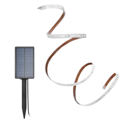 Osram - LED RGBW Dimmable solar strip FLEX MAGIC 3m LED/1,2W/3,7V 2000 mAh IP44 + remote control