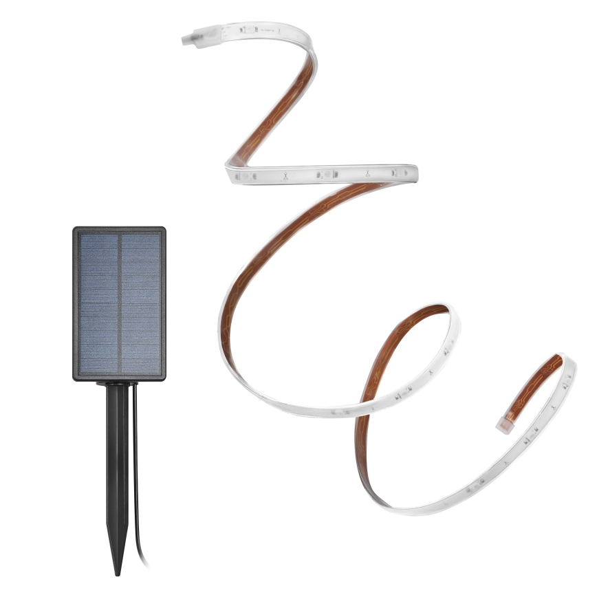 Osram - LED RGBW Dimmable solar strip FLEX MAGIC 5m LED/1.6W/3.7V 2000 mAh IP44 + remote control
