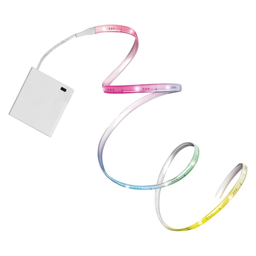 Osram - RGB LED Dimmable Strip FLEX BATTERY 5m LED/5W/4xAA + Remote Control