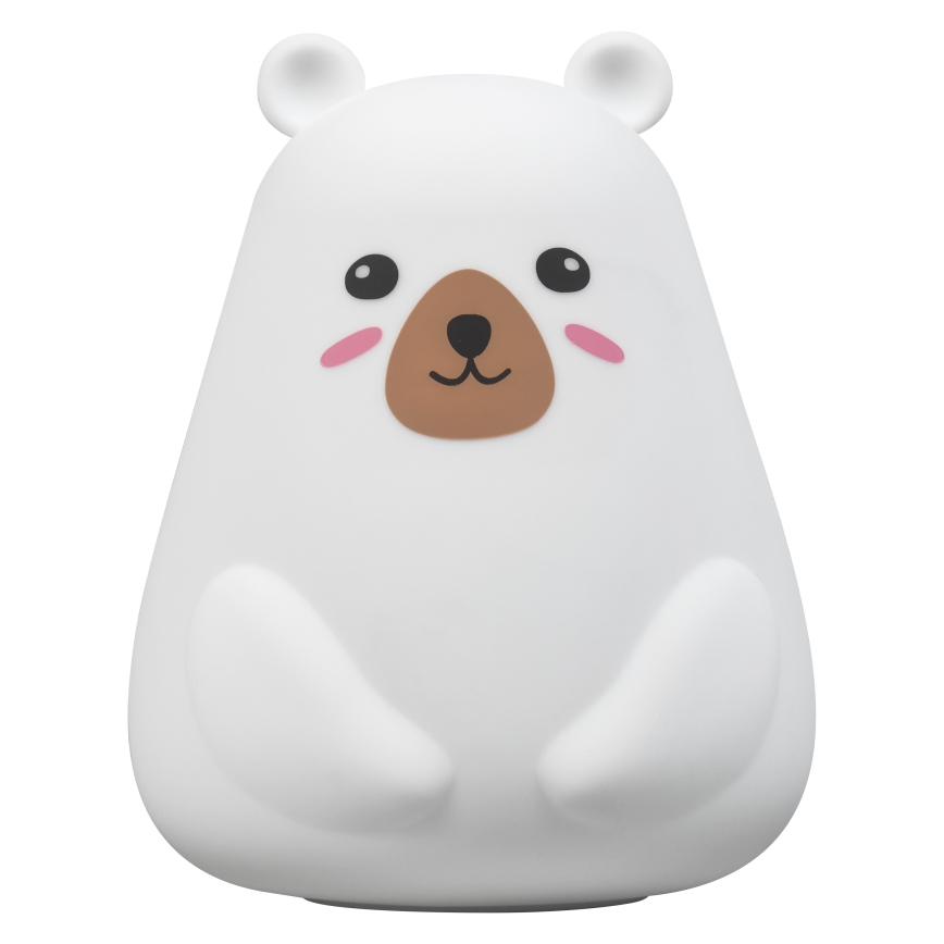 Osram - LED RGBW Dimmable children's touch night light NIGHTLUX BEAR LED/0,7W/3,7V 1200 mAh white