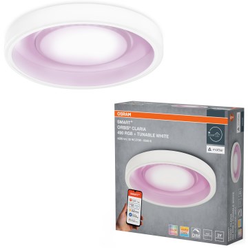 Osram- LED RGBW Dimmable Ceiling Light SMART+ CLARIA LED/32W/230V Ø 49 cm 2700-6500K Wi-Fi