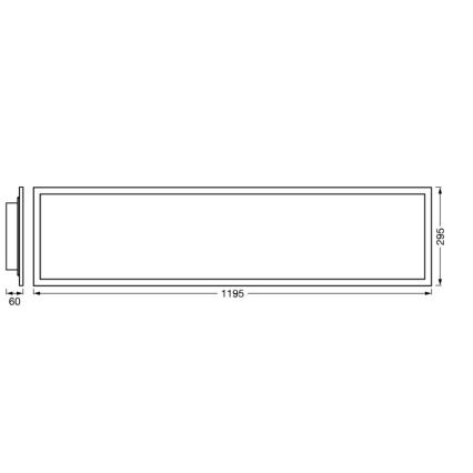 Osram - LED RGBW Dimmable Ceiling Light SMART+ MAGIC LED/36W/230V 2700-6500K Wi-Fi + Remote Control
